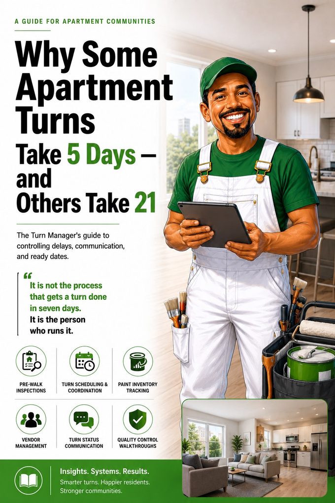 eBook cover: The Day-Zero Method — Why Some Apartment Turns Take 5 Days and Others Take 21